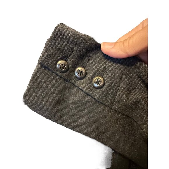 ✌️ 2/$40 ✌️ Cabi Charcoal Gray Button Down Blazer Small and Stretchy Material - Picture 5 of 7